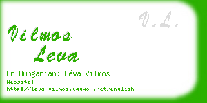 vilmos leva business card